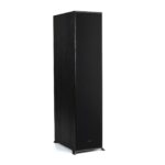 Klipsch R-820F črn z nameščeno zaščitno mrežico