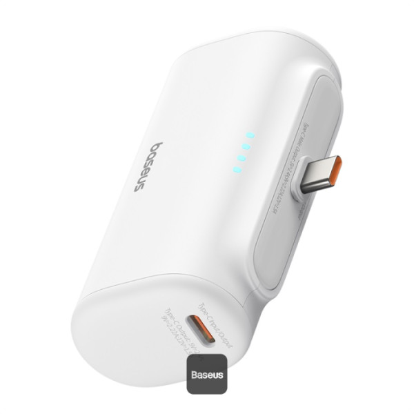 Baseus Compact PPWC05T power bank 5000 mAh 20 W USB-C, bel