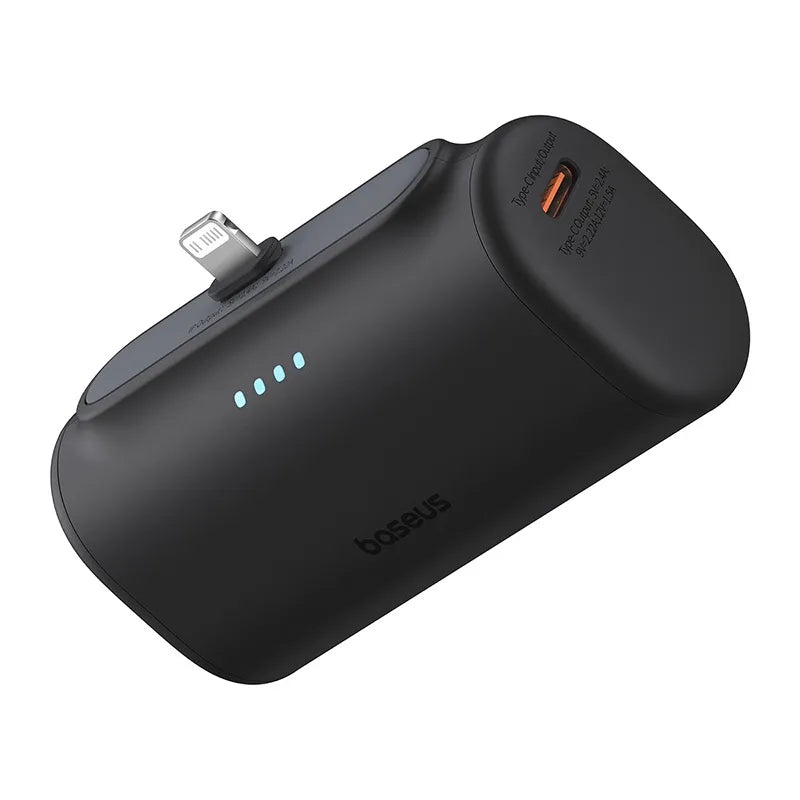 Baseus Compact PPWC05T power bank 5000 mAh črn