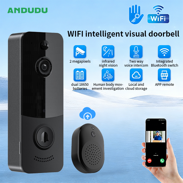 Pametni video zvonec 1080p z aplikacijo TTLock – DB2