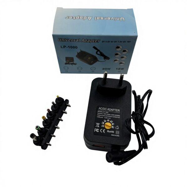 Univerzalni napajalnik 3–12 V, 30 W, z USB