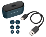 JVC HA-A9T-A-E modre slušalke z dodatki