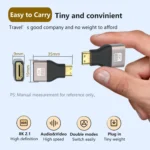 Kovinski Mini HDMI adapter