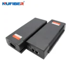 NUFIBER NFPSE015G PoE injektor 15 W – priključka