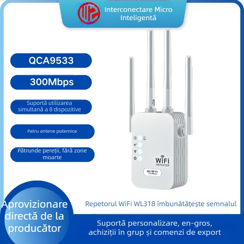 Wi-Fi ojačevalnik 300 Mb/s, 2,4 GHz – WL318