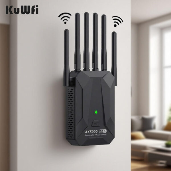 Dvopasovni Wi-Fi ojačevalnik do 3000 Mb/s – KuWFi ZJ001
