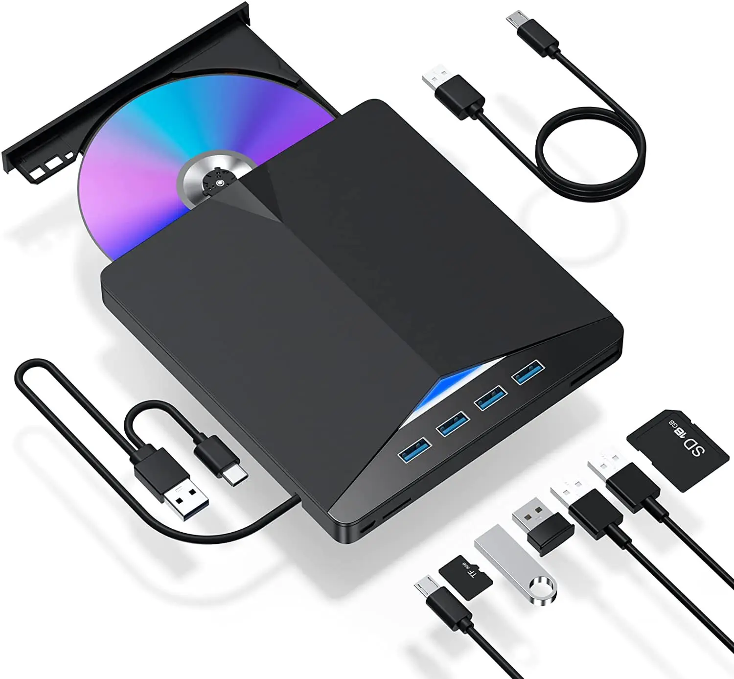 Kako izbrati zunanji CD/DVD pogon: USB 3.0 in USB-C zapisovalnik