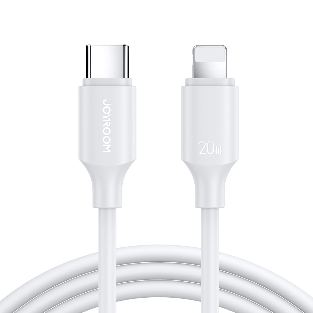 USB-C–Lightning kabel Joyroom S-CL020A9, 20 W, 0,25 m, bel USB-C–Lightning kabel Joyroom S-CL020A9 – glavna slika