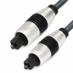 AL2HVL optični Toslink kabel s črnim opletom