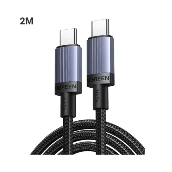 UGREEN L528 65833 USB-C kabel 100 W, 2 m, črn – glavni prikaz