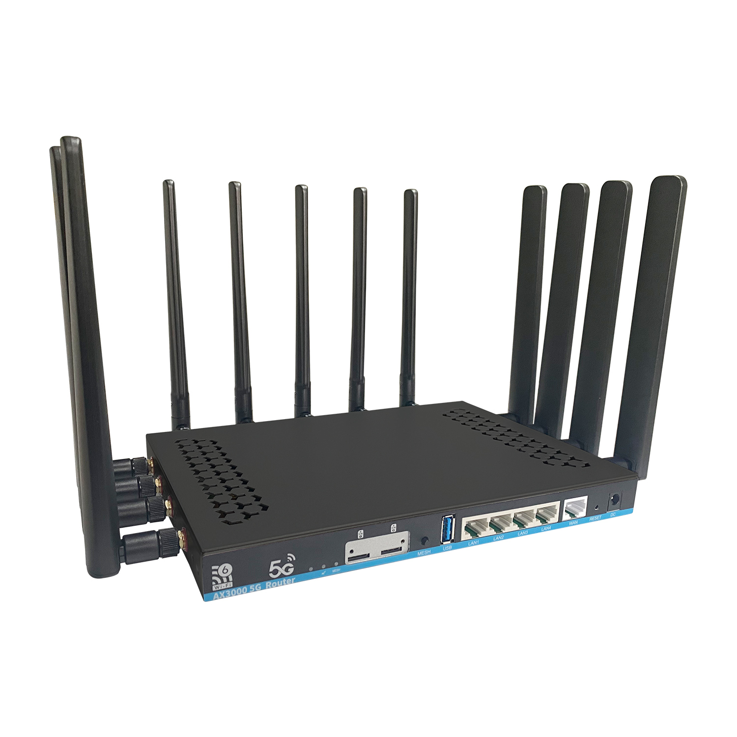5G Wi-Fi 6 usmerjevalnik AX3000 ZBT Z8102AX-M2-T – drugi stranski pogled