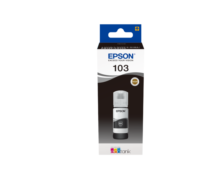 Črnilo Epson EcoTank 103 črno, 65 ml, C13T00S14A