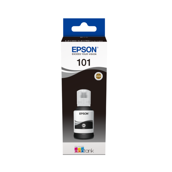 Črnilo Epson EcoTank 101 črno, 127 ml, C13T03V14A