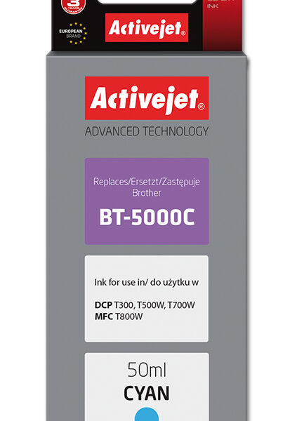 Cian črnilo ActiveJet AB-5000C, 50 ml
