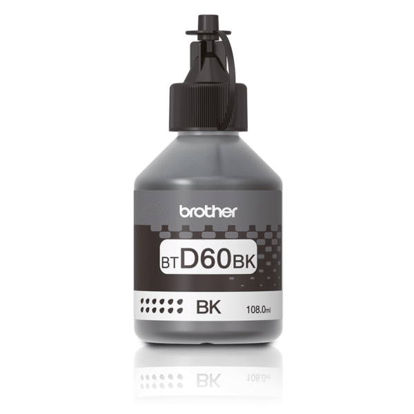 Črno črnilo Brother BTD60BK