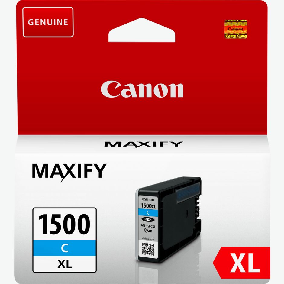 canon-pgi1500xl-cyan-9193b001 Kartuša Canon PGI-1500XL, cian, 9193B001