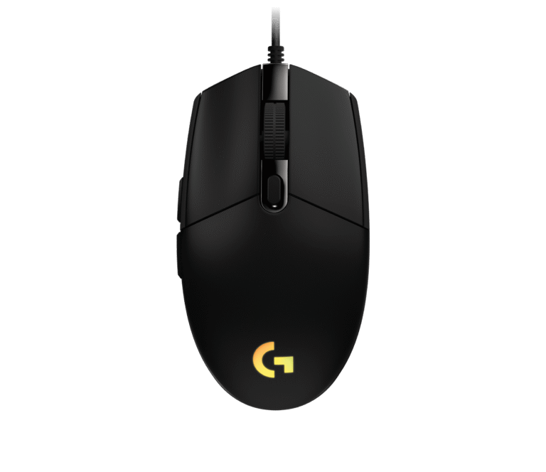 Črna žična gaming miška Logitech G203 LIGHTSYNC z RGB-osvetlitvijo