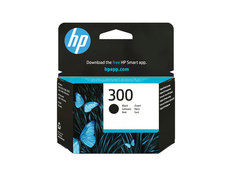 hp-300-black-cc640ee Kartuša HP 300 črna CC640EE, originalna