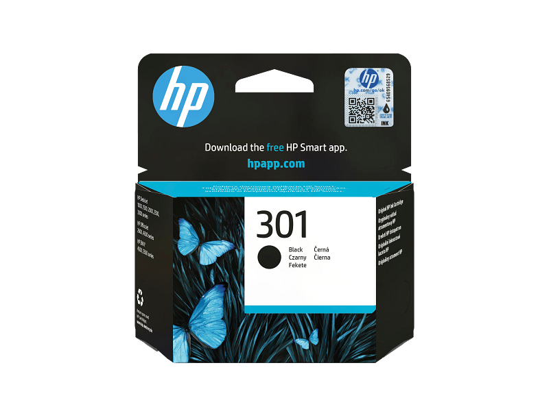 hp-301-black-ch561ee Kartuša HP 301 črna CH561EE, originalna
