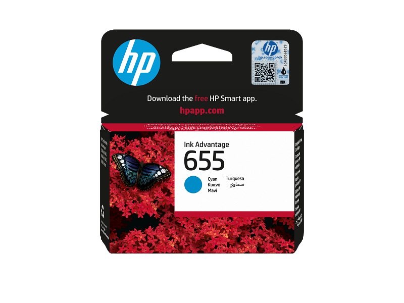 hp-655-cyan-cz110ae HP 655 CZ110AE cian kartuša