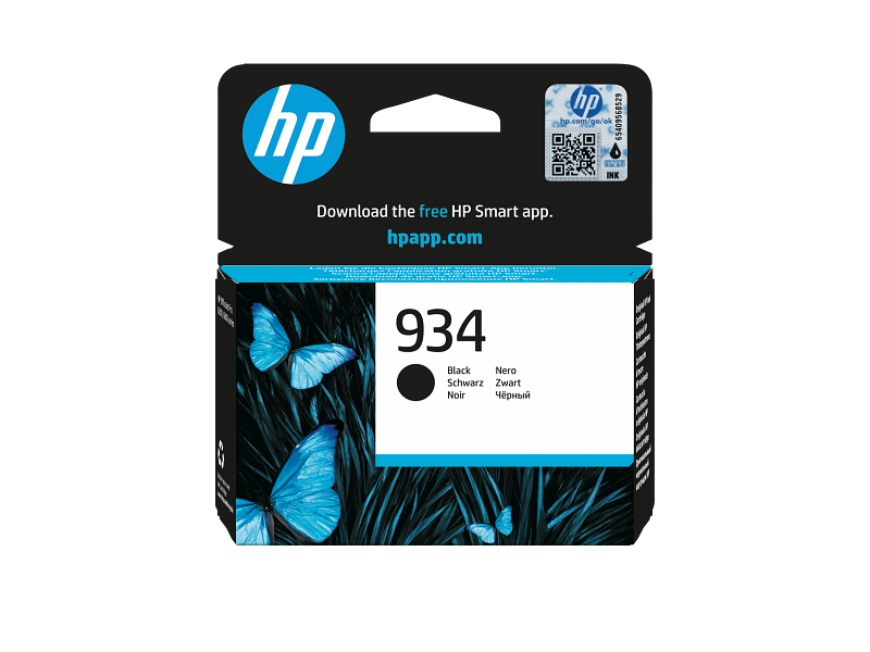 hp-934-black-c2p19ae Kartuša HP 934 črna C2P19AE, originalna