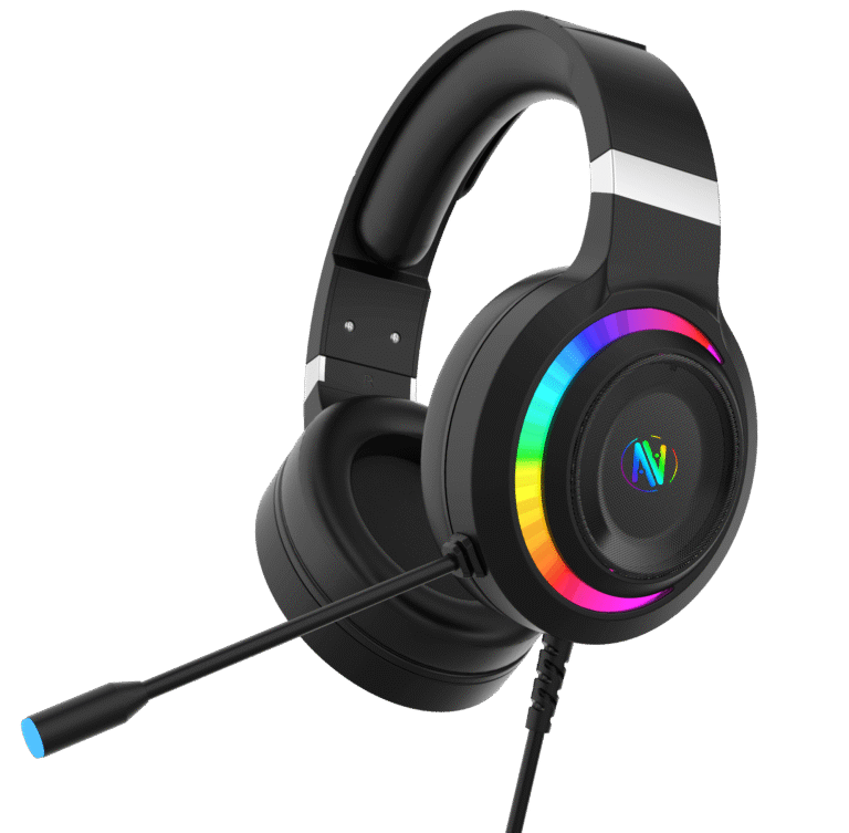 Gaming slušalke iBOX Aurora X10 RGB 7.1, črne