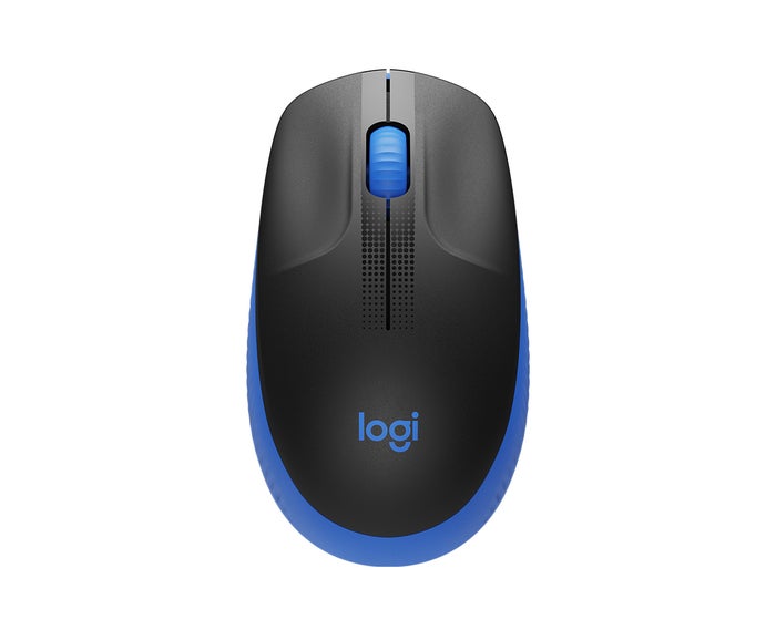 logi-m190-blue Logitech M190 modra miška, črn vrh in modre stranice