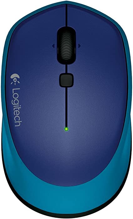 logi-m335-910004546 Modra brezžična miška Logitech M335 s sprejemnikom Unifying