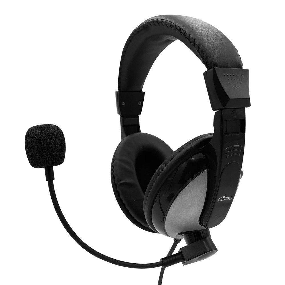 mediatech-turdus-pro-mt3603-20261007 Stereo slušalke Media-Tech Turdus Pro MT3603 z gibljivim mikrofonom