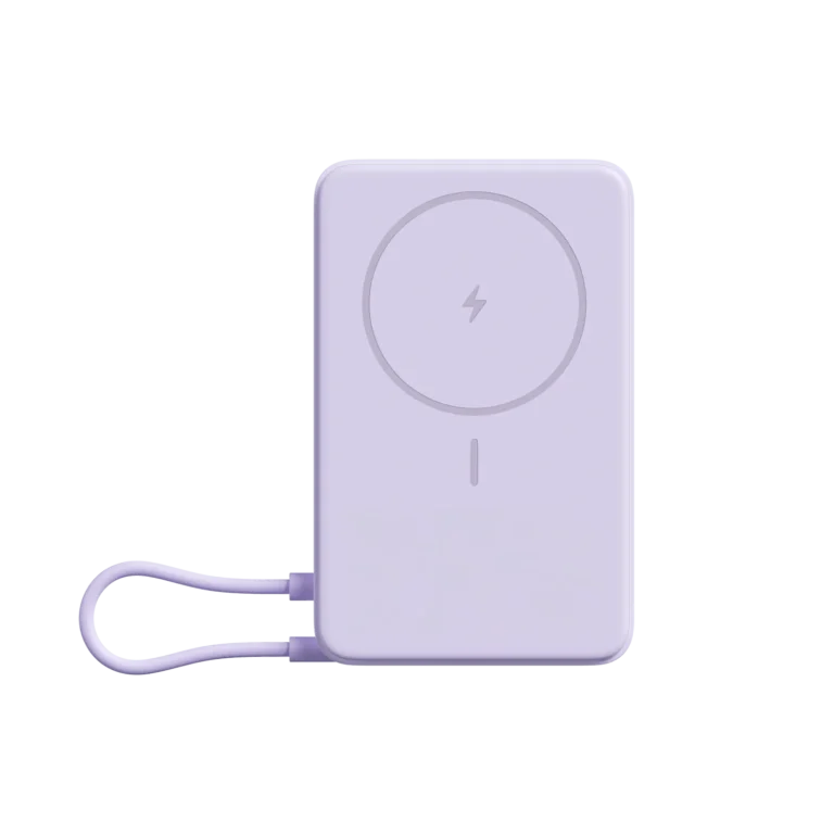 Magnetna zunanja baterija Xiaomi BHR08PAGL vijolična s stojalom