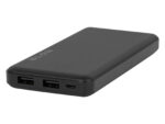 Powerbank BLOW PB10A, črna različica pod kotom