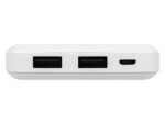 BLOW PB10A v beli barvi, bližnji pogled na priključke USB-A in micro-USB