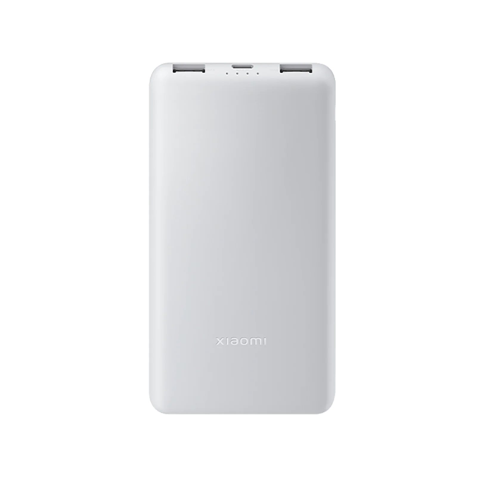 Powerbank Xiaomi Lite 10000 mAh, pogled na sprednjo stran in priključke Powerbank Xiaomi Lite 10000 mAh, pogled na sprednjo stran in priključke