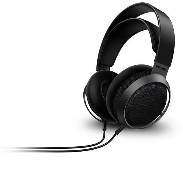Philips Fidelio X3/00 official image Philips Fidelio X3/00 odprte črne naglavne slušalke