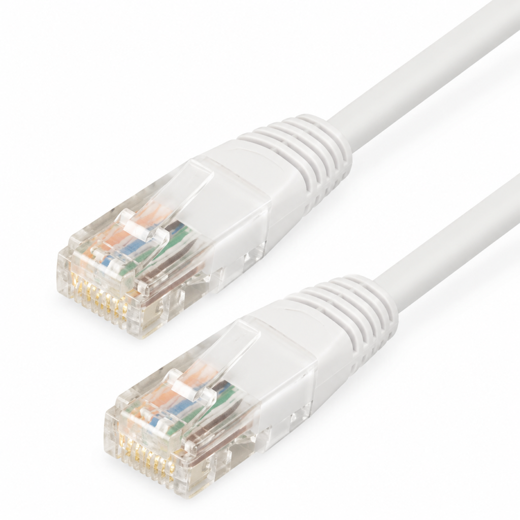 Cat5e UTP omrežni kabel Transmedia TI9-1EWL, 1 m, bel