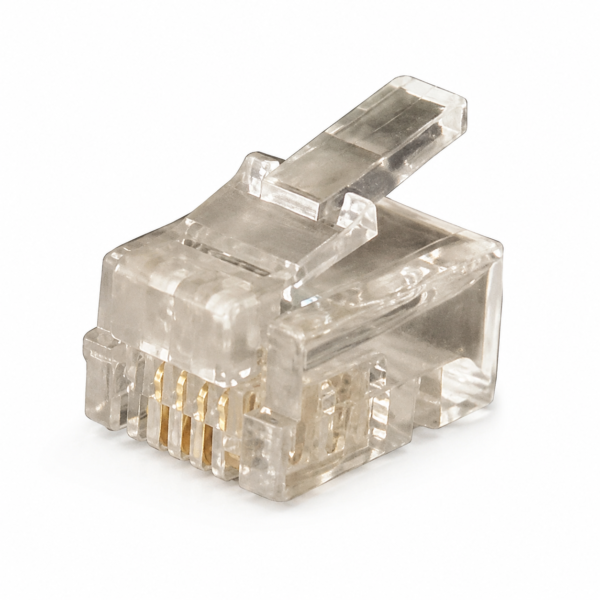 Prozoren RJ12 6P6C konektor serije TS14